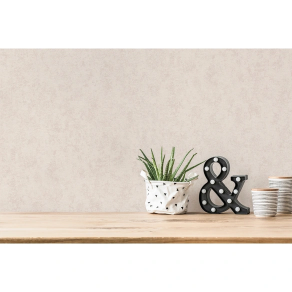 Vliestapete, Uni Matt, LxB: 1005x53 cm, grau beige