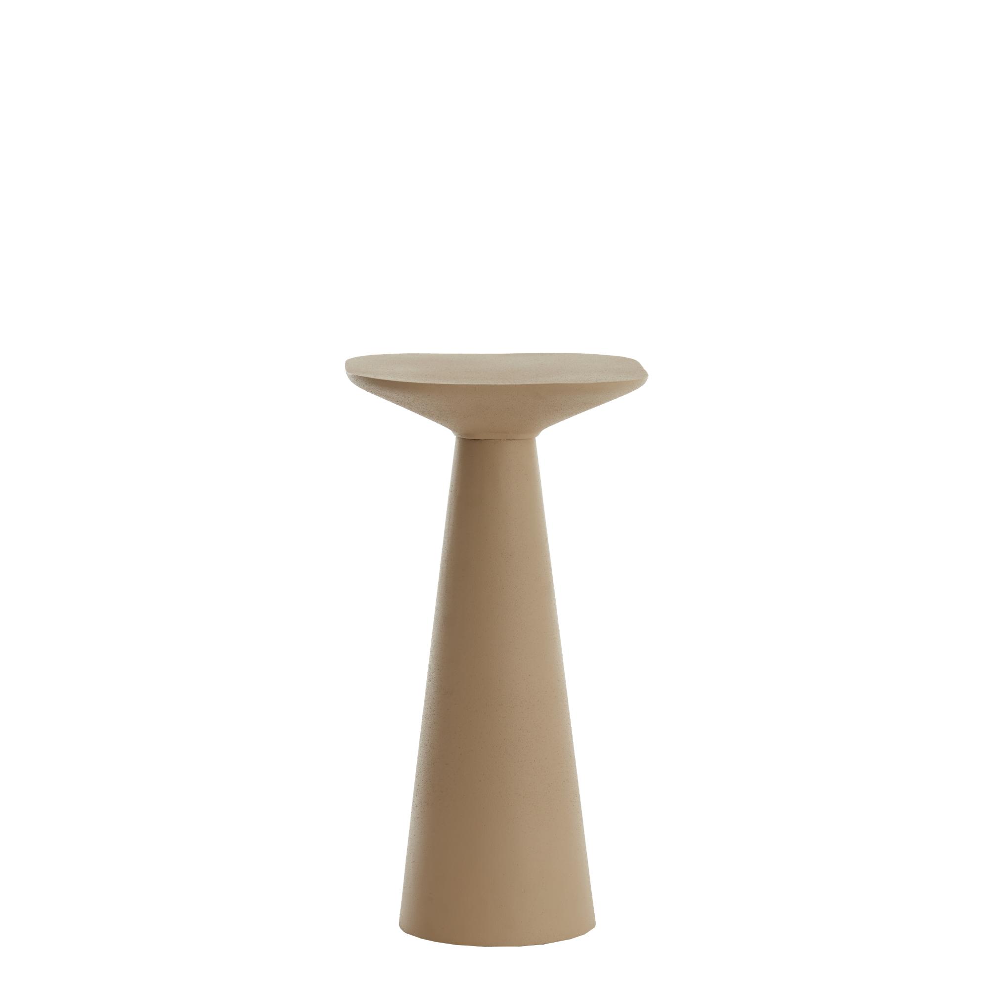 Light & Living bijzettafel Abala - taupe - 28x28x53cm