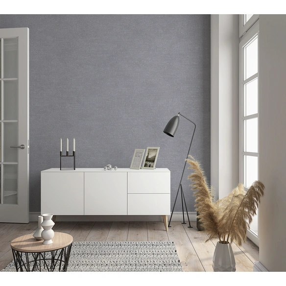 Vliestapete »Shades«, Uni, grau