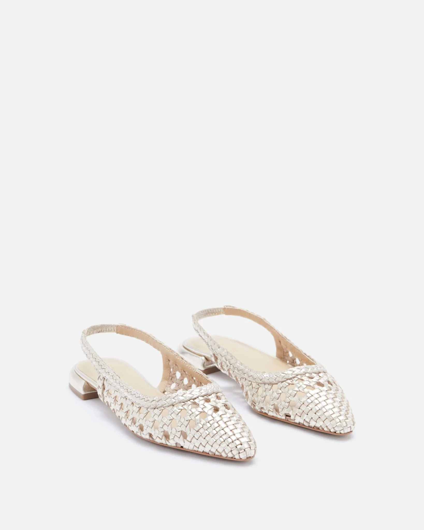 SLINGBACKS MYASSA/MET PLATINE