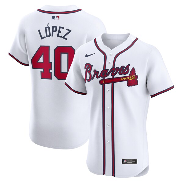 Reynaldo Lopez Atlanta Braves Nike Home Elite Player Jersey - White