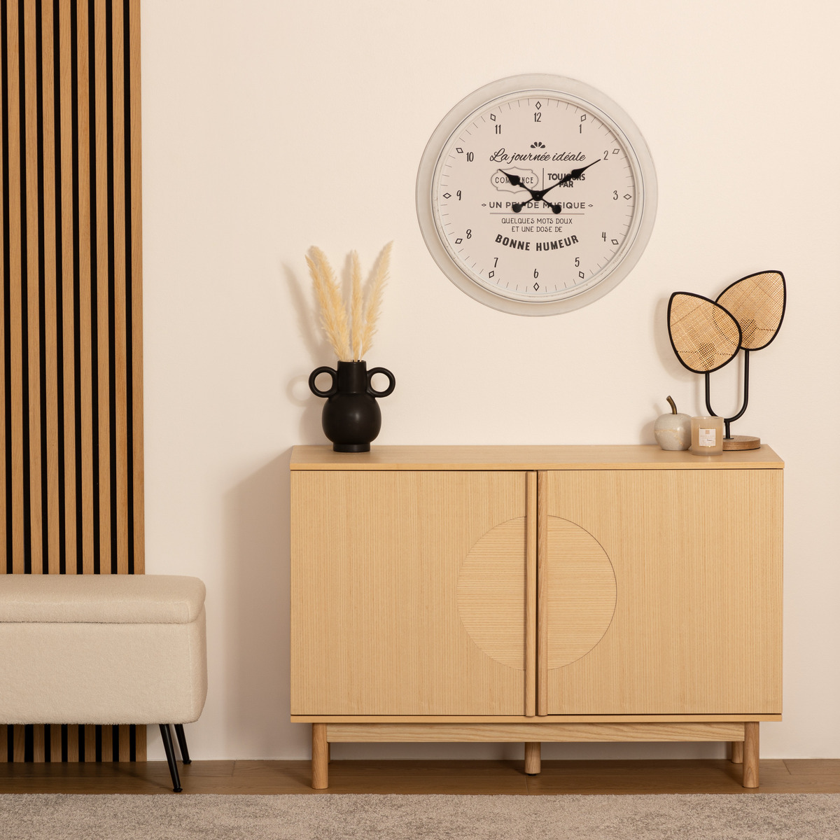 Clock"Liv" D.60 cm