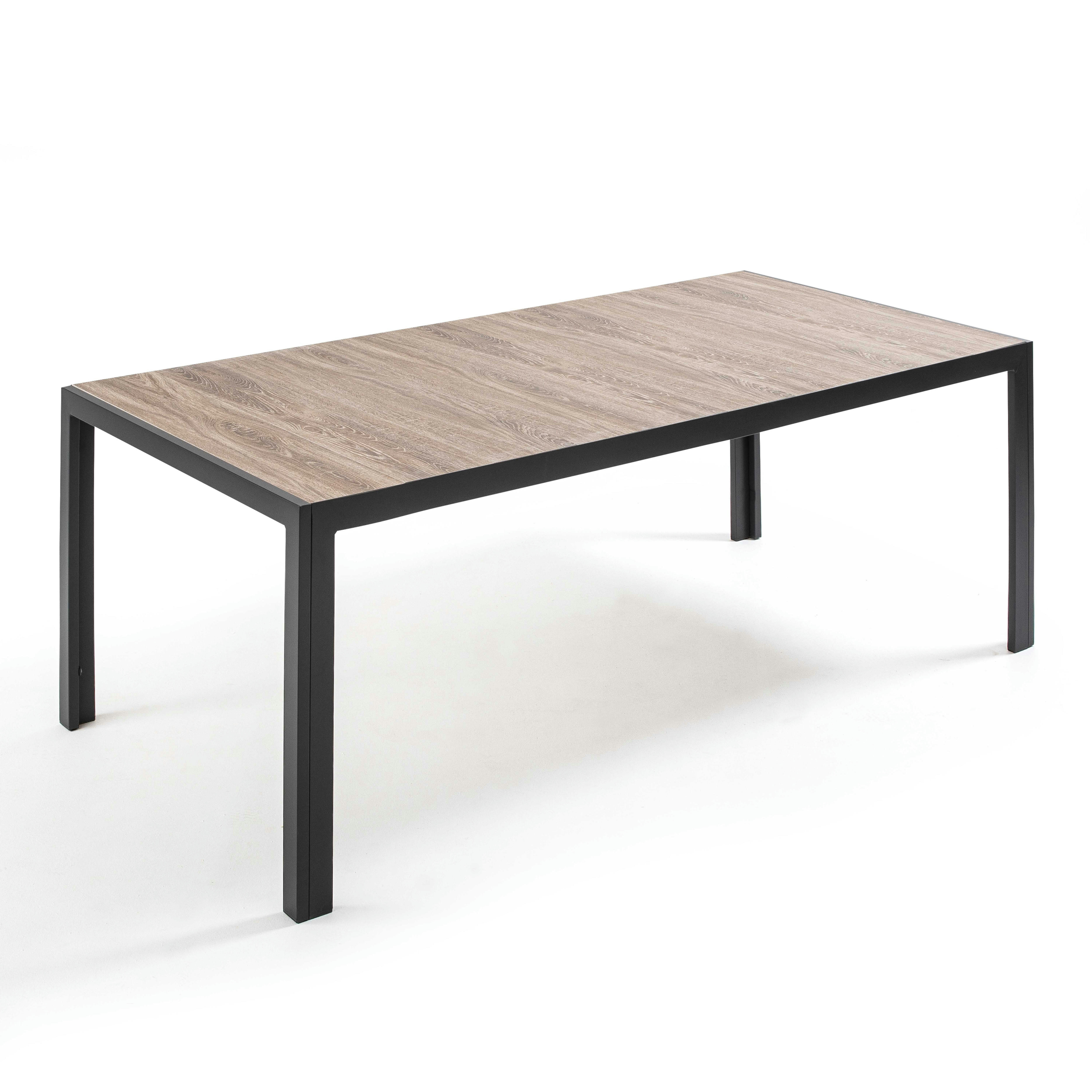 TIVOLI - Table contemporaine en aluminium et céramique