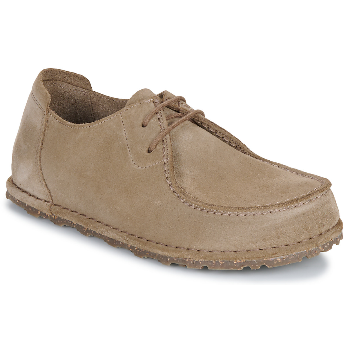 BIRKENSTOCK - Utti Lace - Suede / Granite / Taupe / Regular