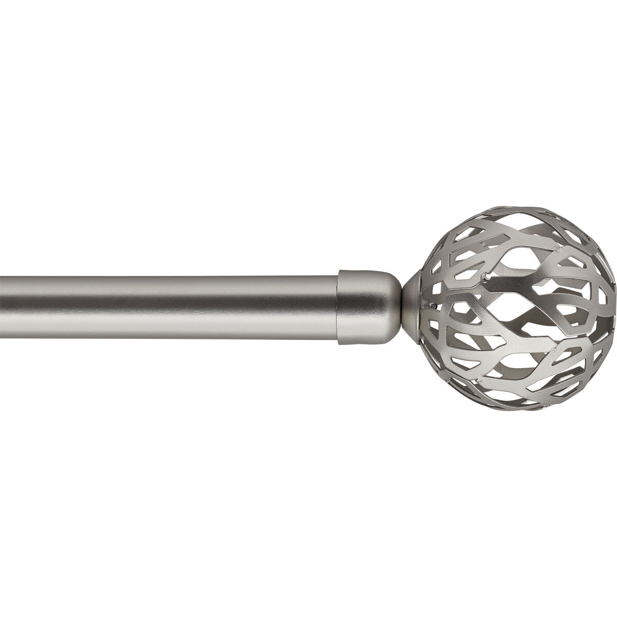 Kit varão extensível RETRO prateado 120-210cm