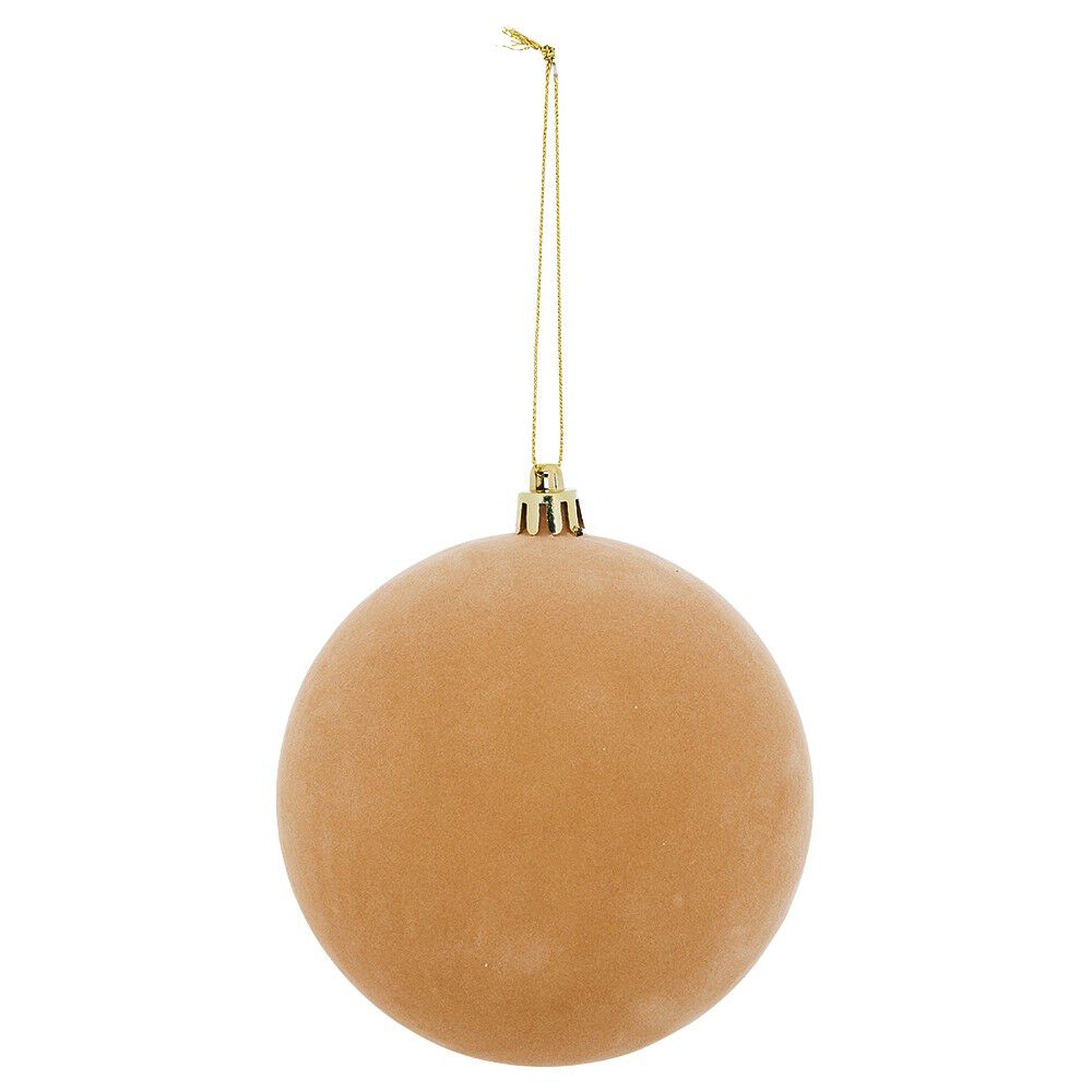 Boule de No&euml;l effet floqué