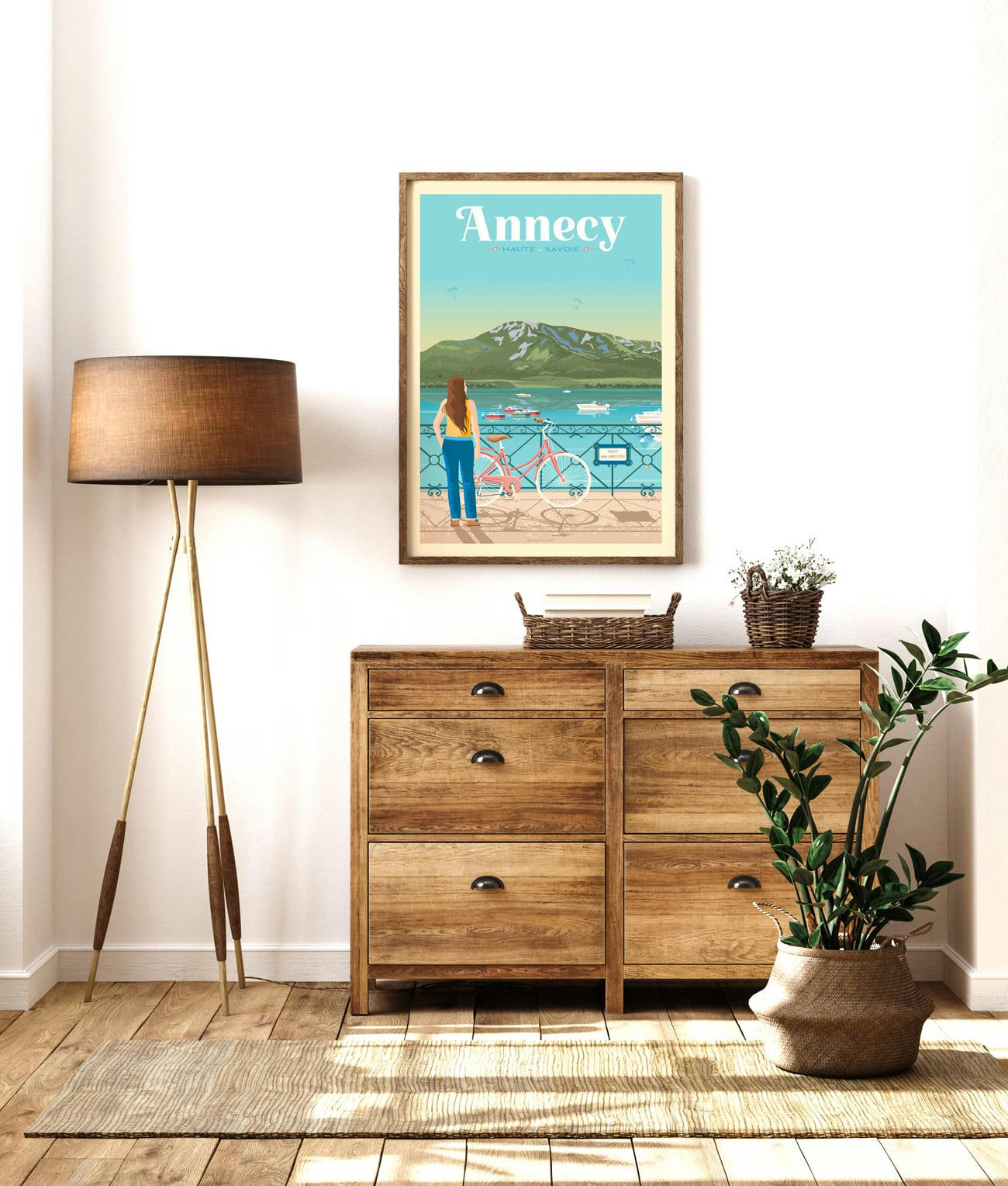 - Affiche Annecy  30x40 cm