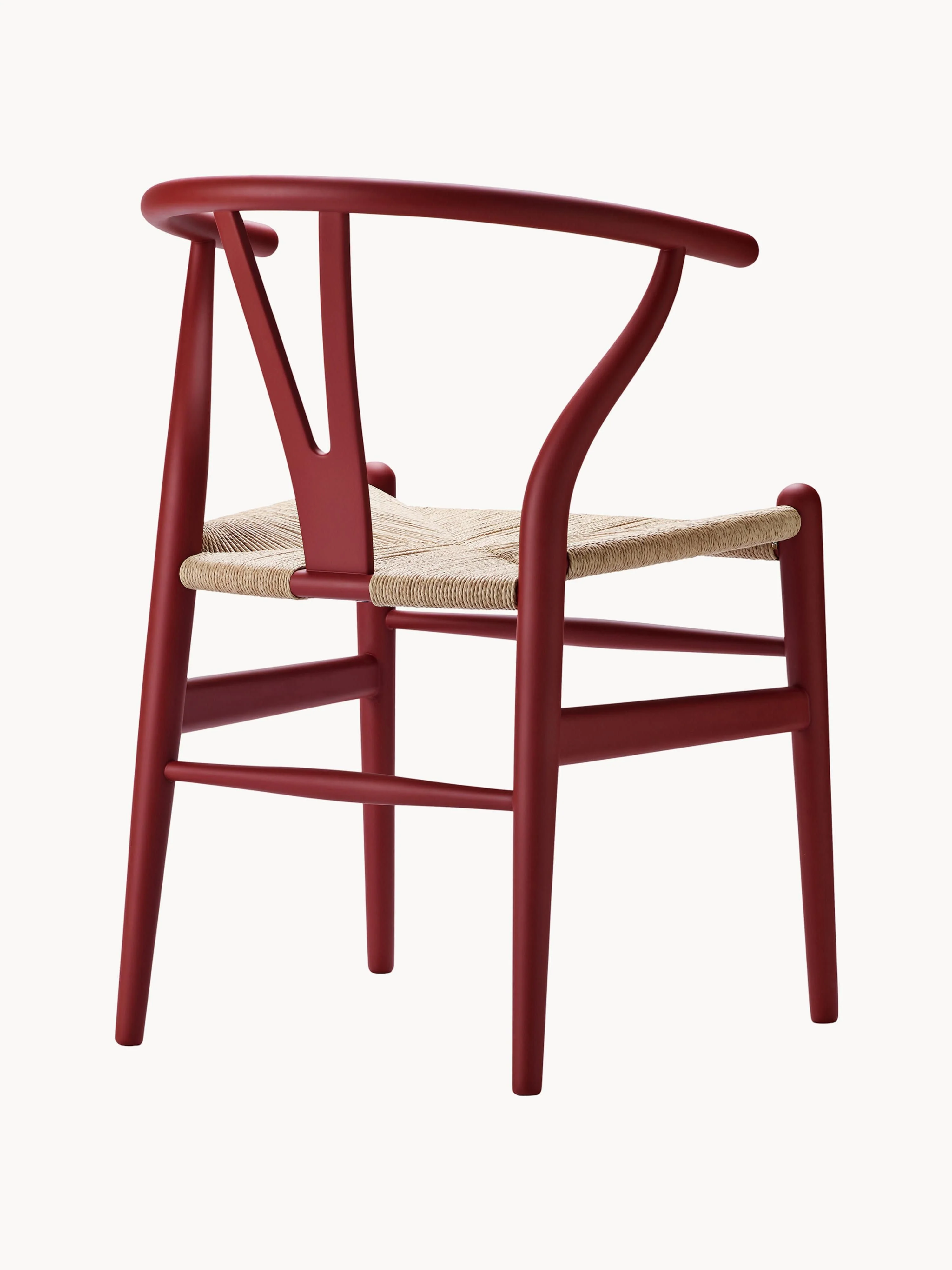 Holzstuhl CH24 Wishbone mit handgeflochtener Sitzfläche