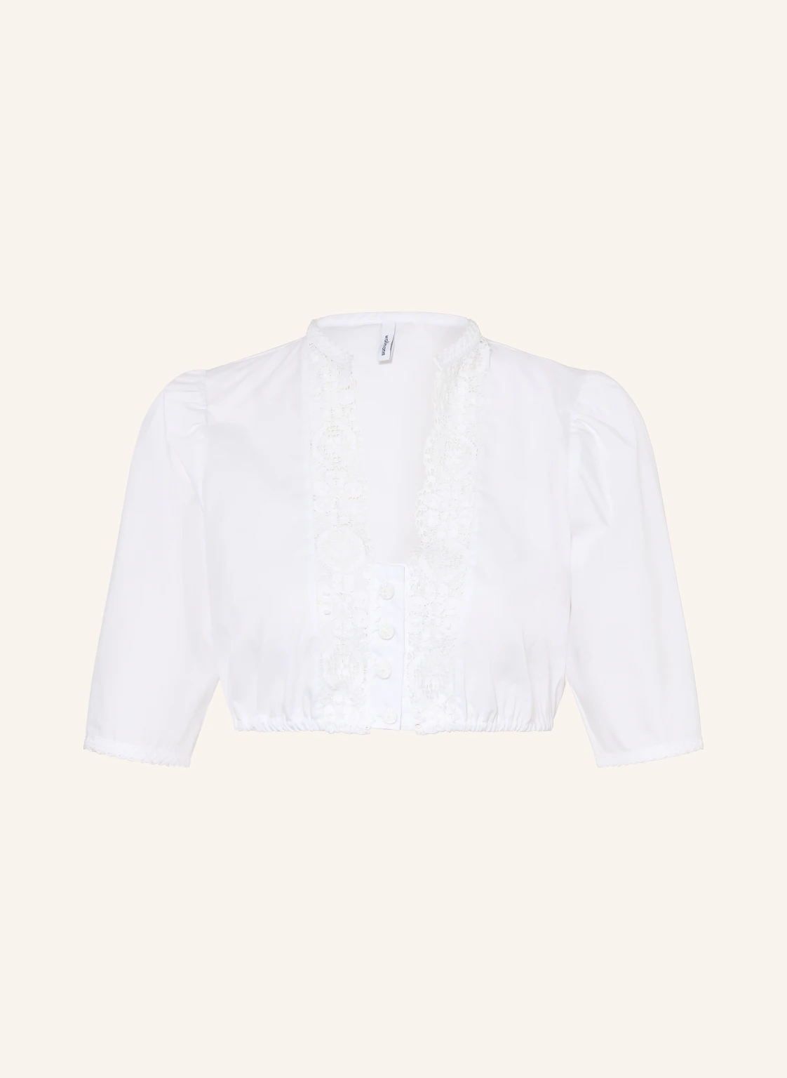 wallmann Dirndlbluse mit Spitze