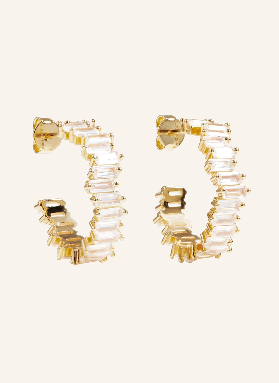 OHH LUILU Creolen BAGUETTE HOOPS by GLAMBOU