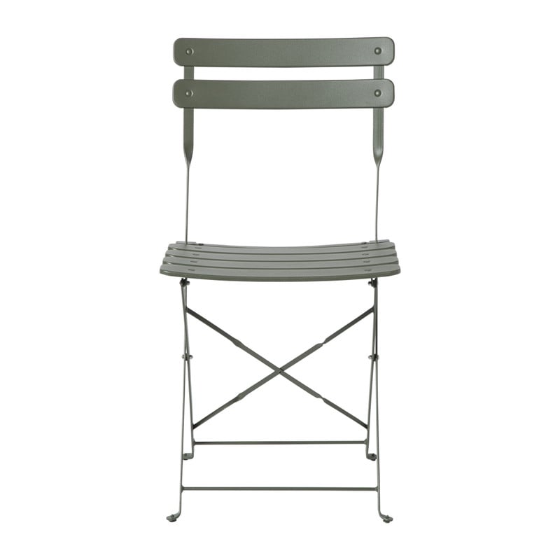 Inklapbare bistrostoel Corfu - groen - 82x46.5x42 cm