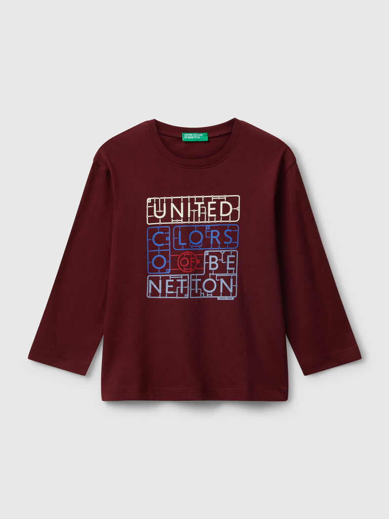 T-shirt with logo print