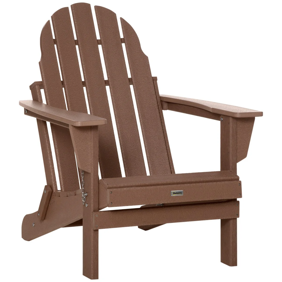 Patio Folding Adirondack Chair,Faux Wood Patio & Fire Pit Chair