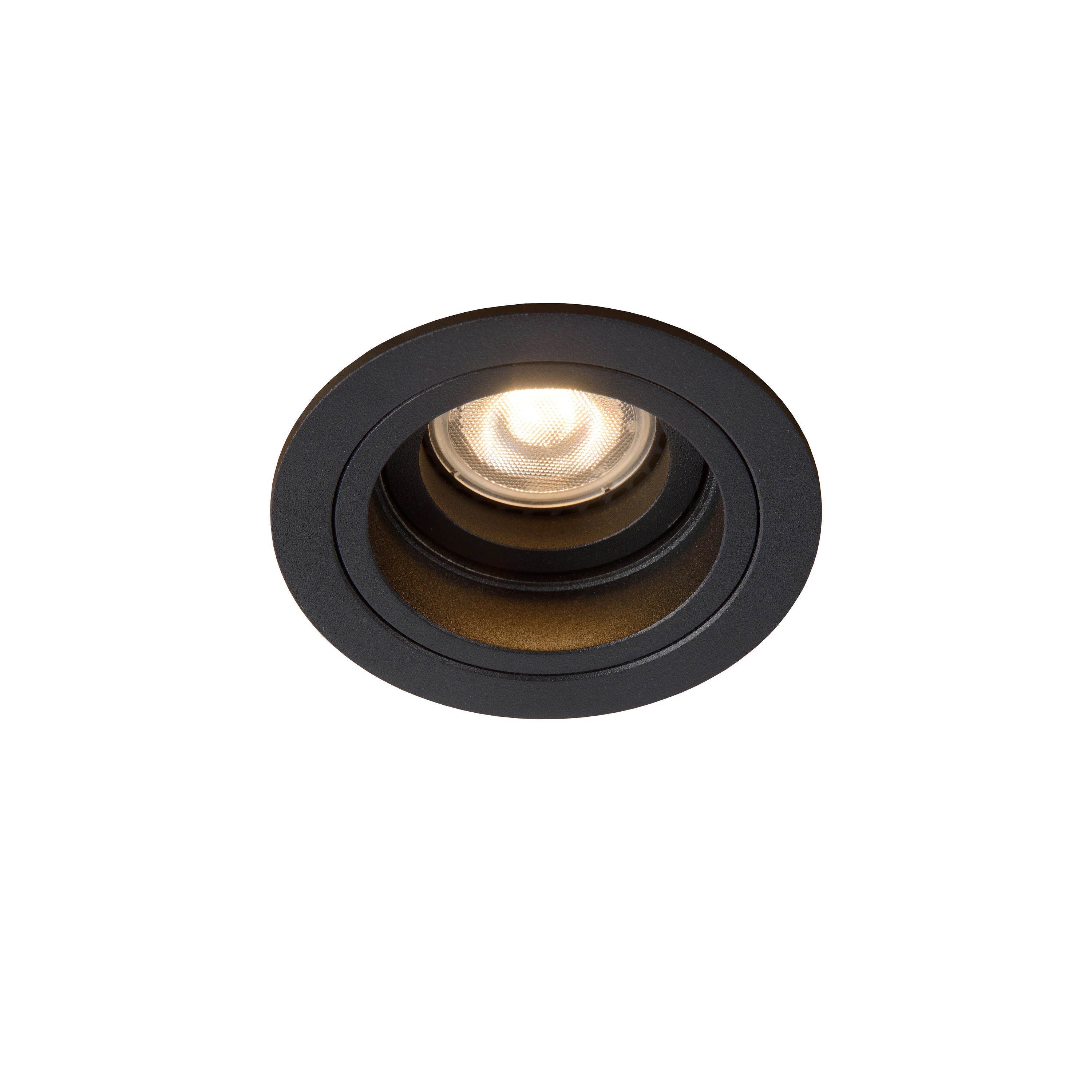 Lucide EMBED - Inbouwspot - Ø 9,1 cm - 1xGU10 - Zw