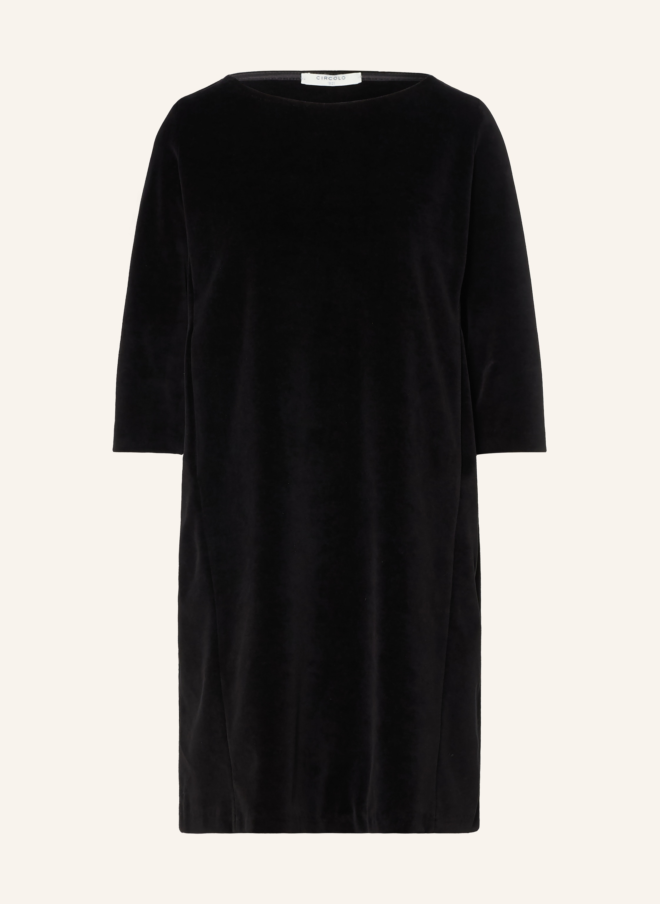 CIRCOLO 1901 Samtkleid mit 3/4-Arm