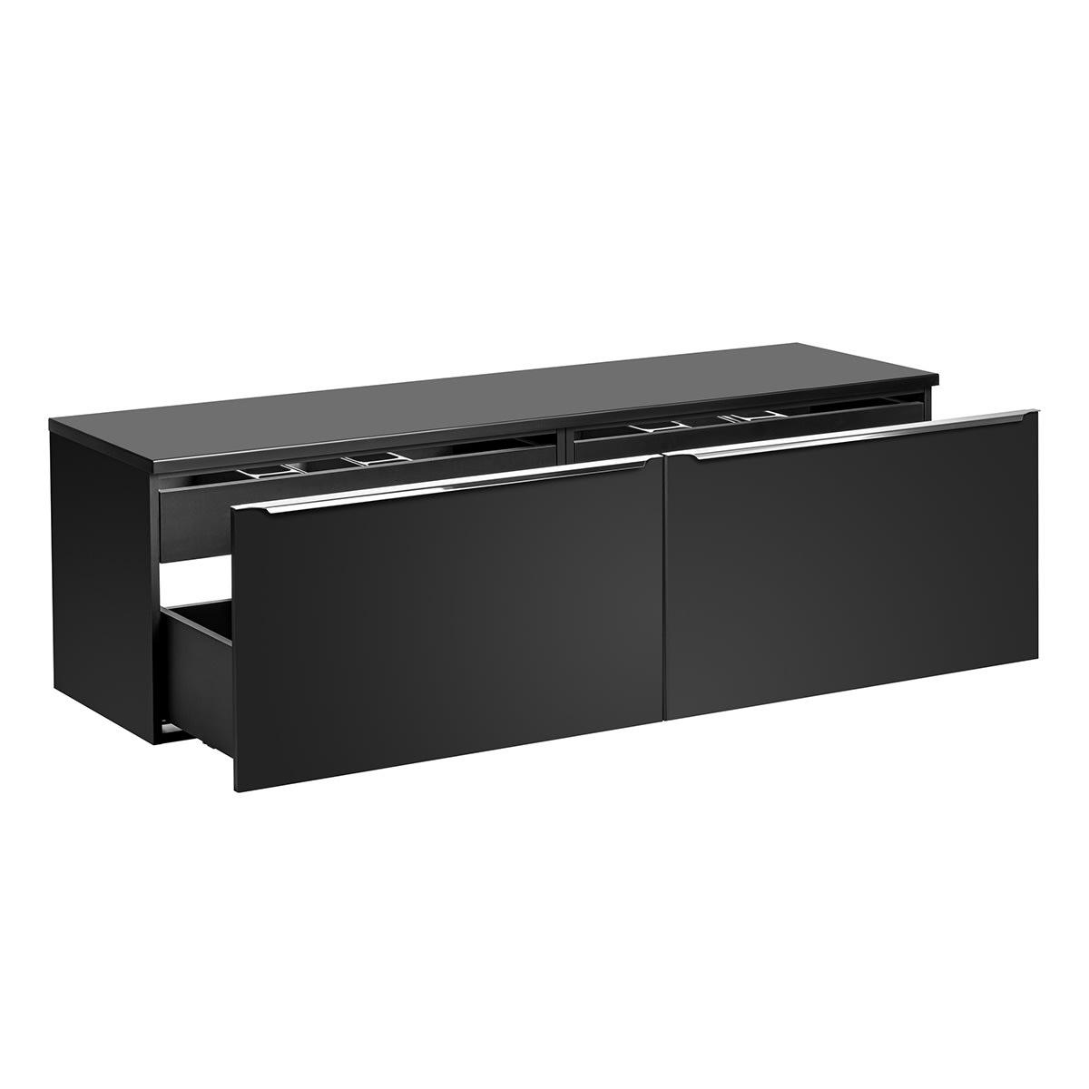 - Meuble sous-vasque 160cm noir