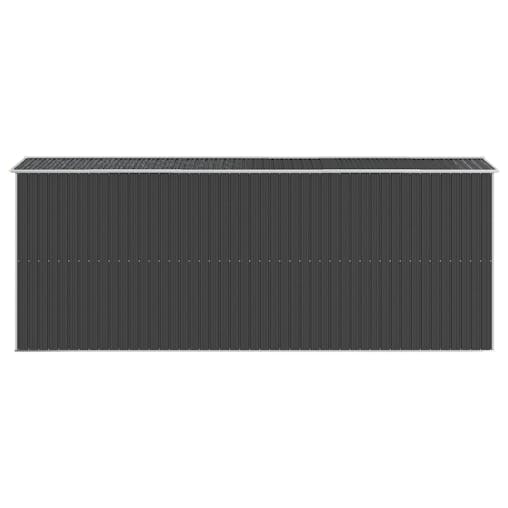 NNEVL Garden Shed Anthracite 192x523x223 cm Galvanised Steel