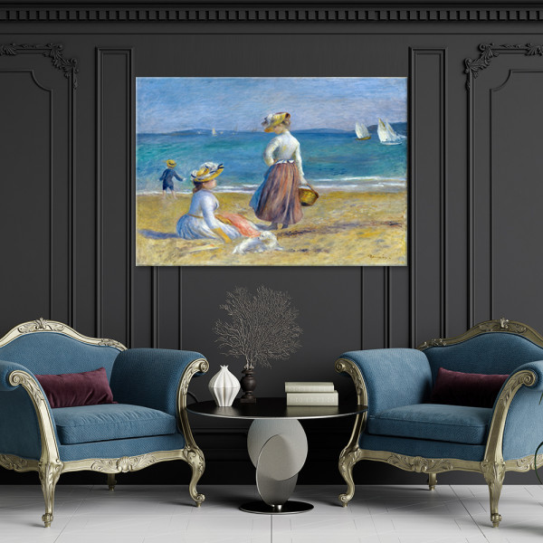 Feeby Obraz Auguste Renoir Na plaży 60x40