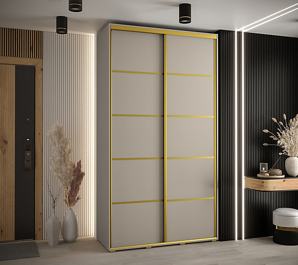 Armoire Dakota 4 a portes coulissantes 140/60/235,2portes
