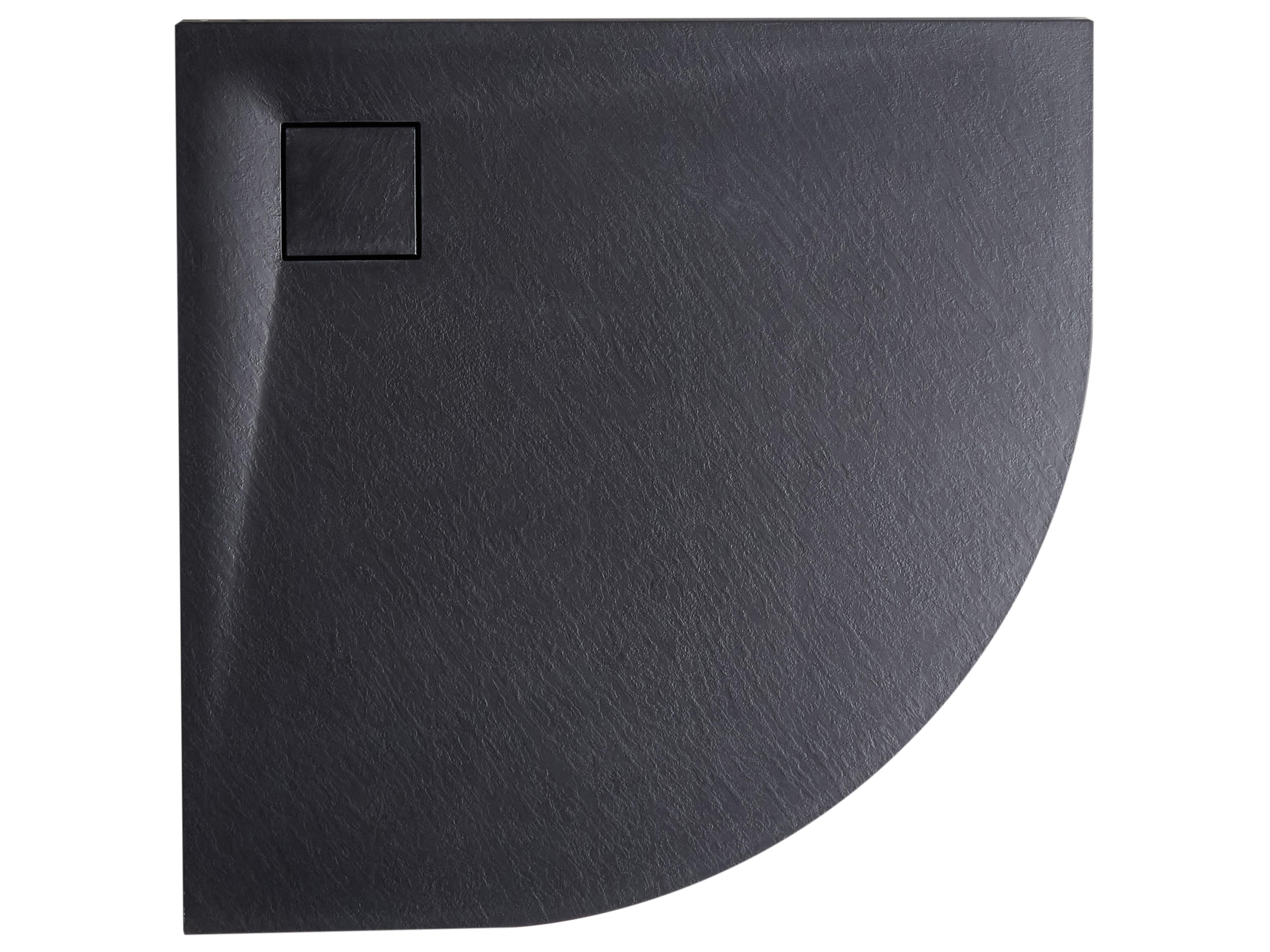 Shower Tray PARON 800 x 800 x 30 mm Black