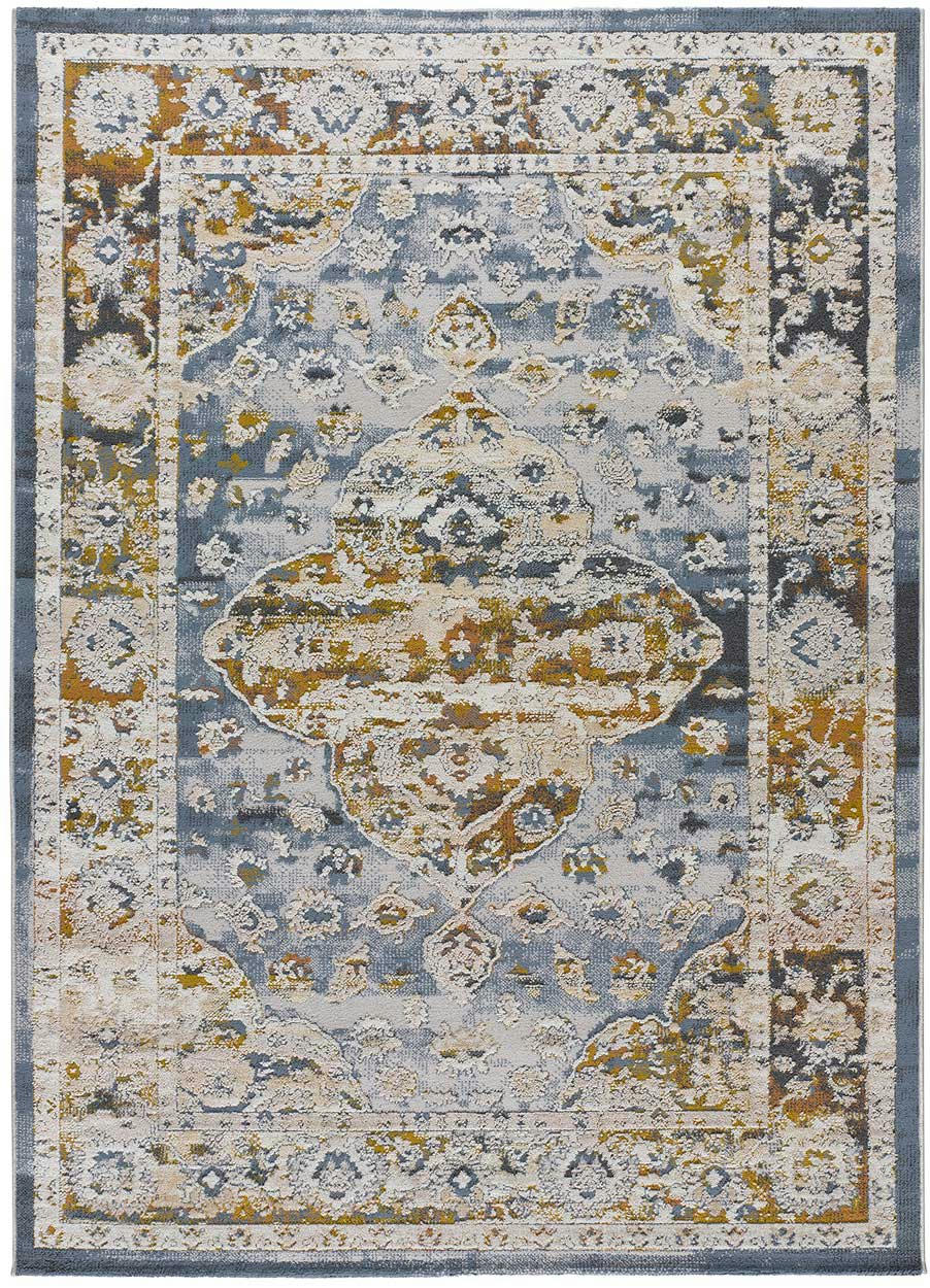 SPRINGS - Tapis de style vintage multicolore, 77X150 cm