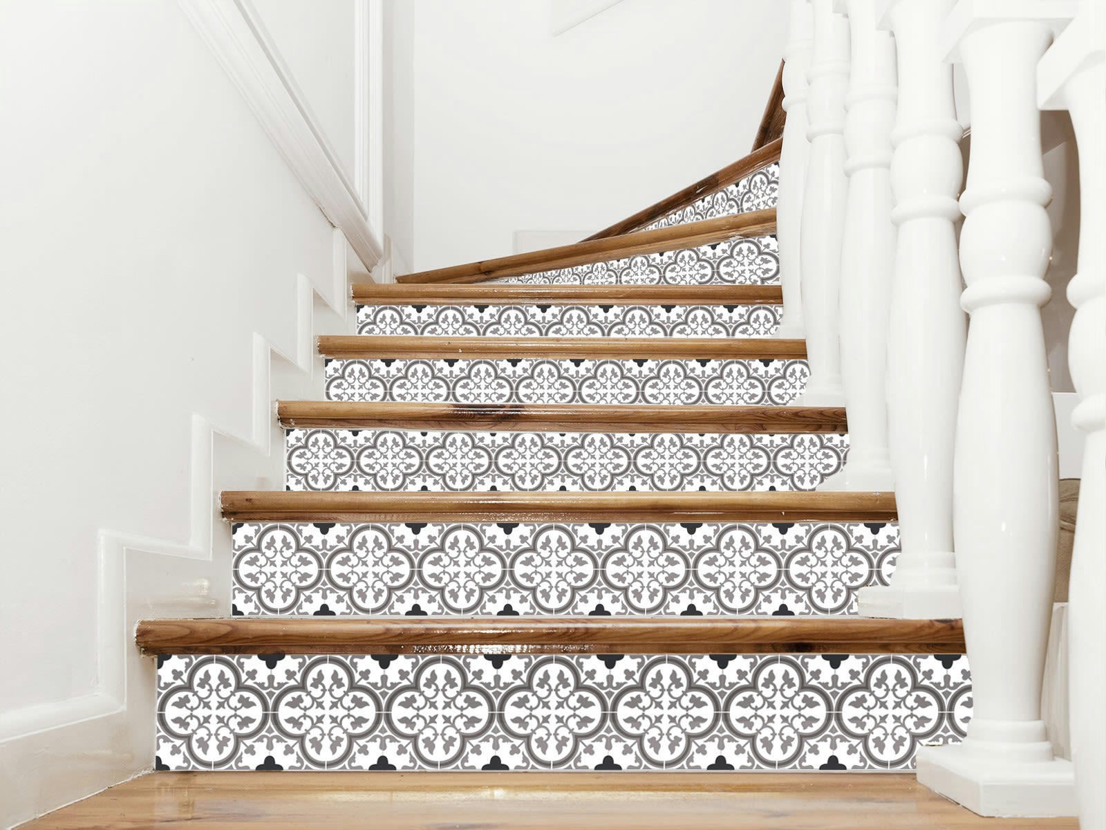 - Contremarches adhésives tuileries moka 20cmx4m