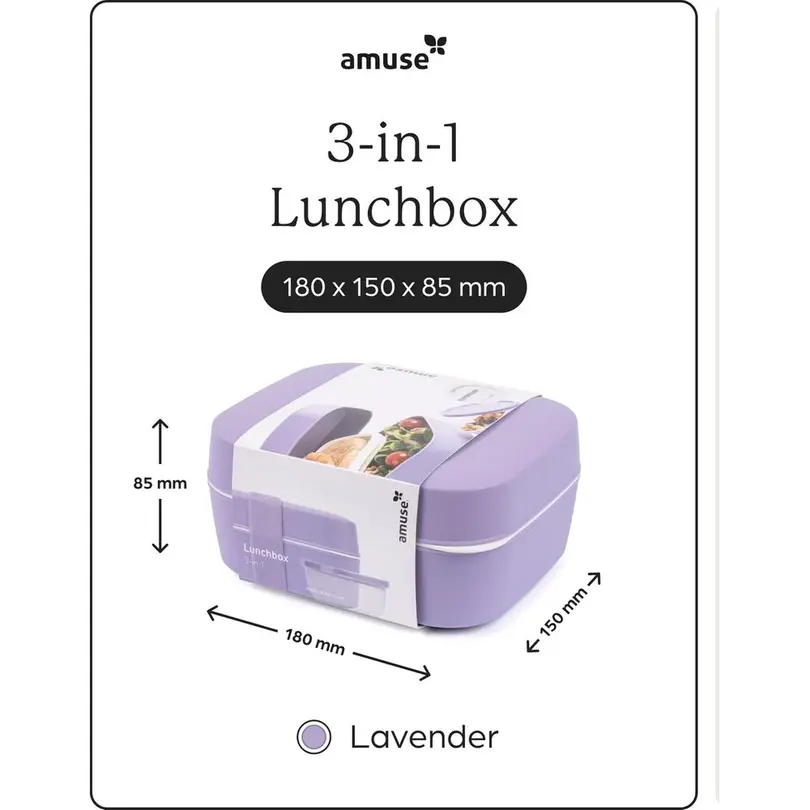 Lunch-Box 3-teilig Amuse
