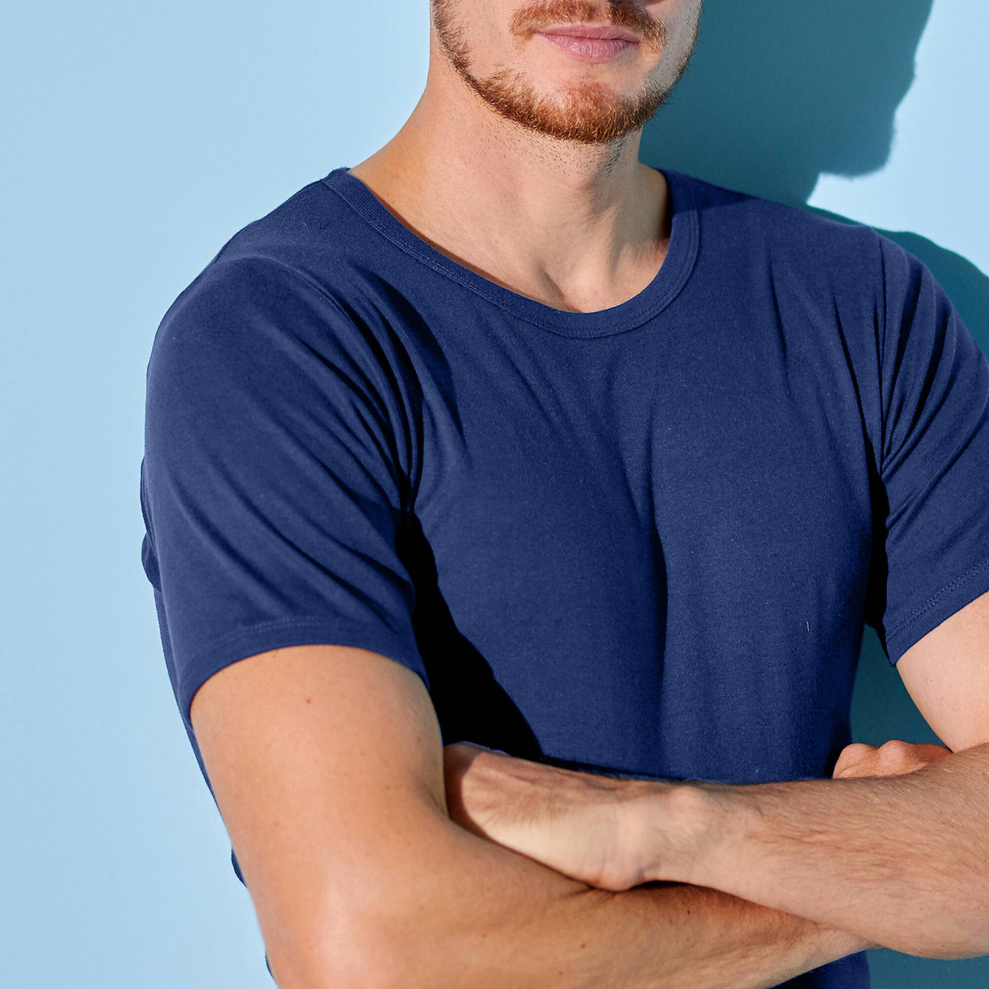 T-shirt sous-v&ecirc;tement homme col rond - lot de 3