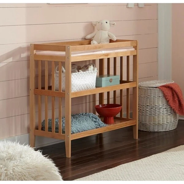 Taylor & Olive Reese Natural Changing Table with Pad