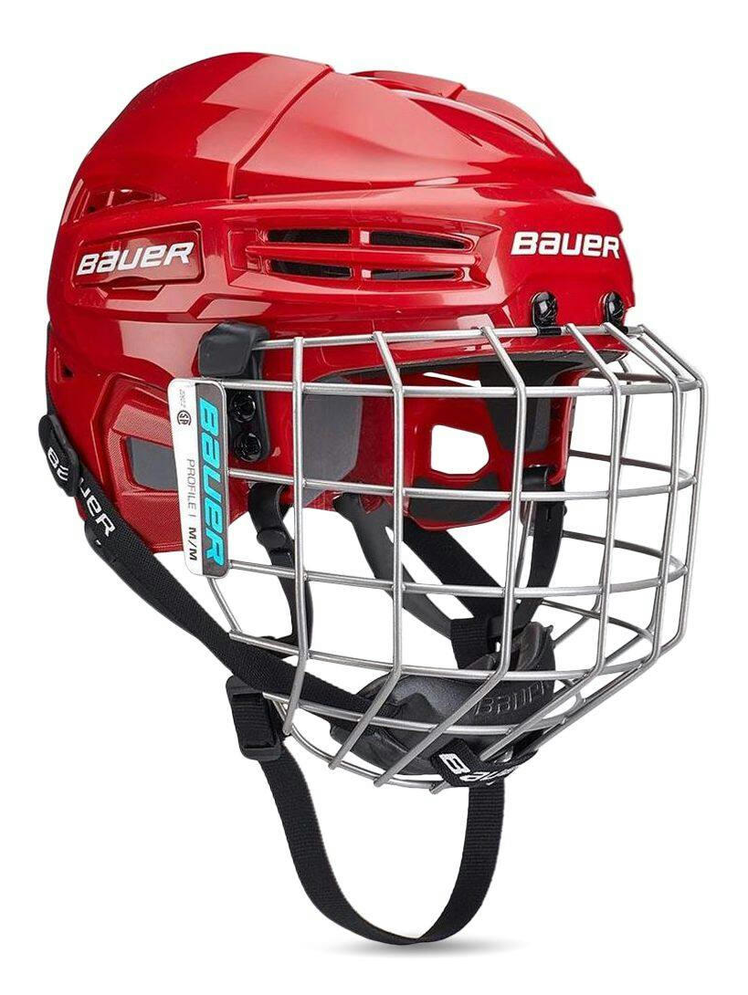 Bauer IMS 5.0 (II) Hockey Helmet Combo, Senior, Assorted Colours & Sizes