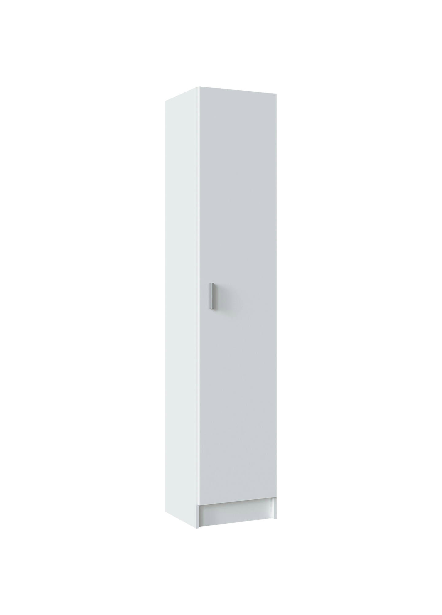 CLEARWATER - Armoire polyvalente 1 porte effet bois blanc