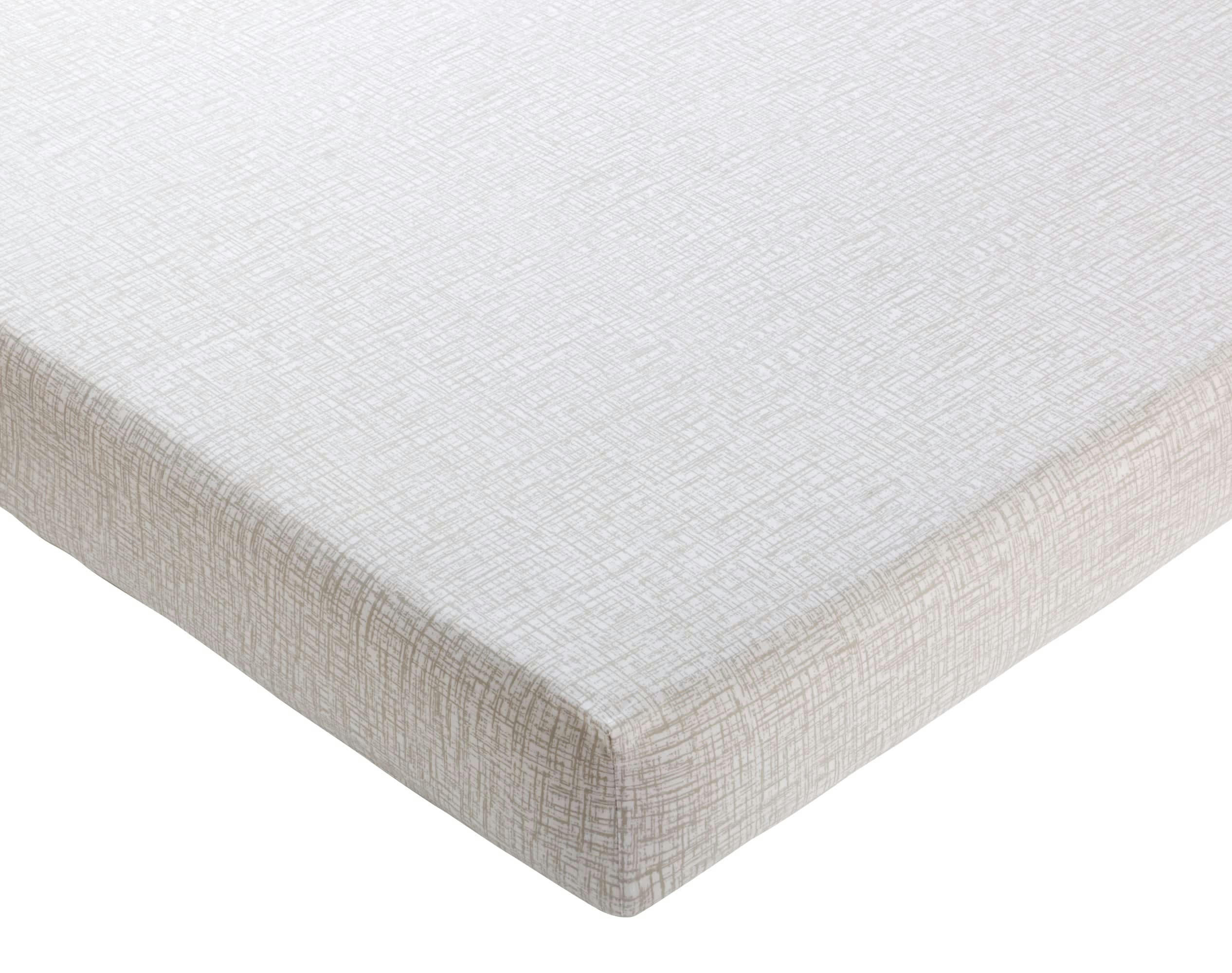 ORGANIC - Drap-housse 160x200 beige en coton