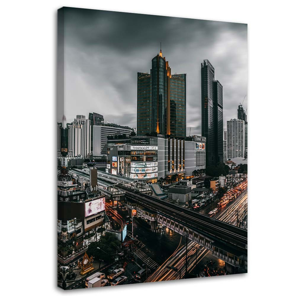 Feeby Obraz na płótnie Chmury nad miastem 40x60