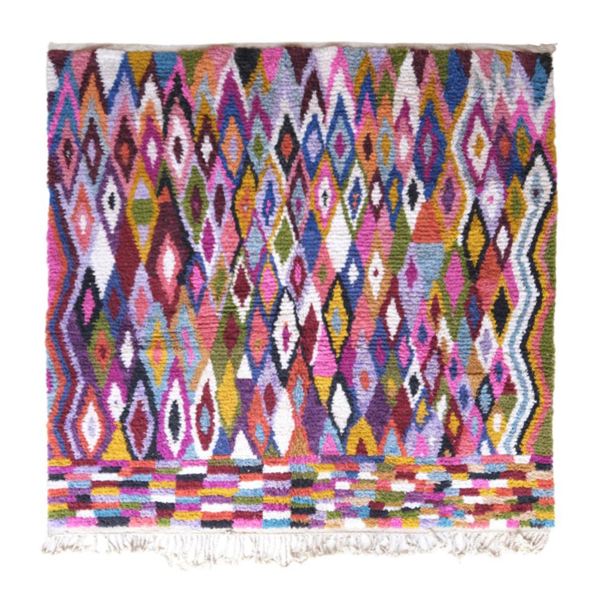 AFK Living vloerkleed Berber - handgemaakt - Wol - 80 cm x 240 cm
