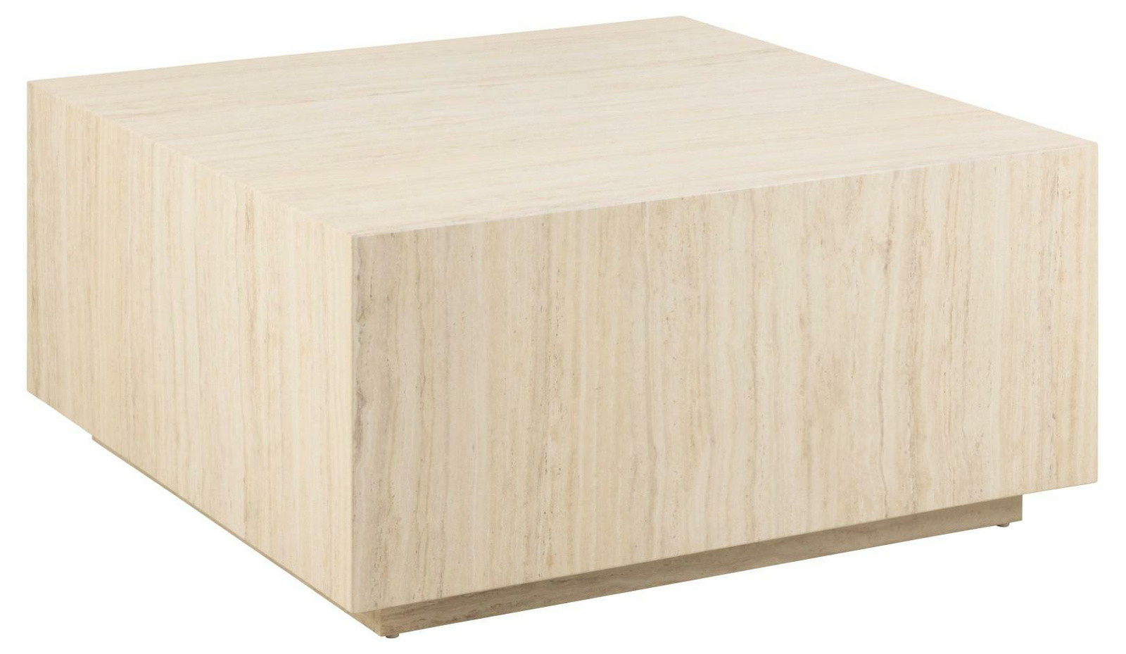 STOLIK KAWOWY Dice 90x90cm imitujący trawertyn Z MDF