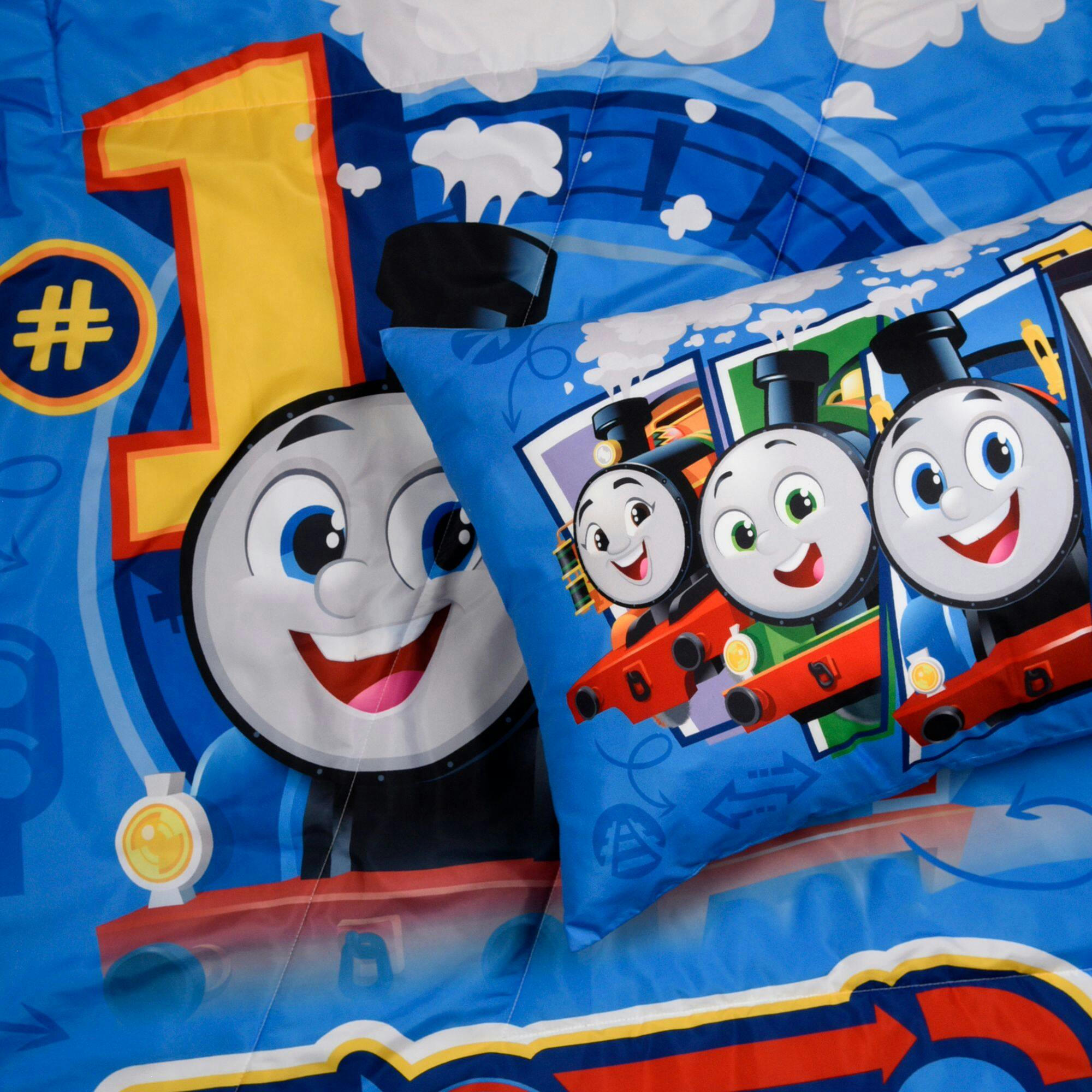 Nemcor Thomas and Friends 2-Piece Toddler Reversible Comforter Set