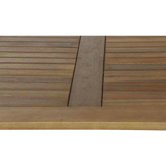 Gartentisch, mit Akazienholz-Tischplatte, BxTxH: 110 x 70 x 74 cm