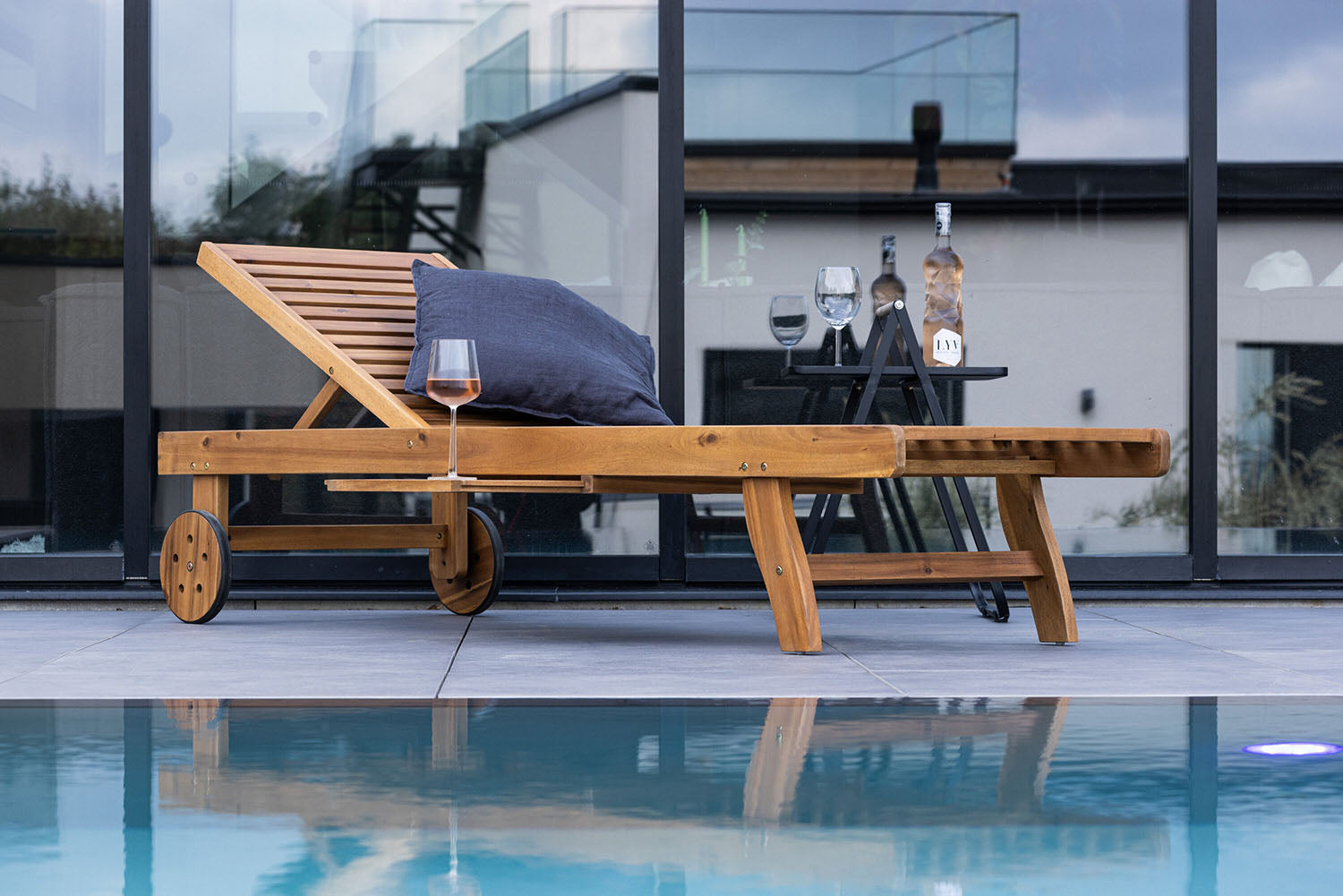 Rebellenclub Solario Tuin Ligbed - Naturel Hout