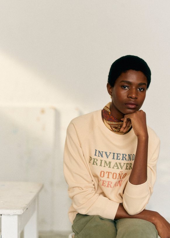 Invierno Sweatshirt - Sézane x Lucia Vergara