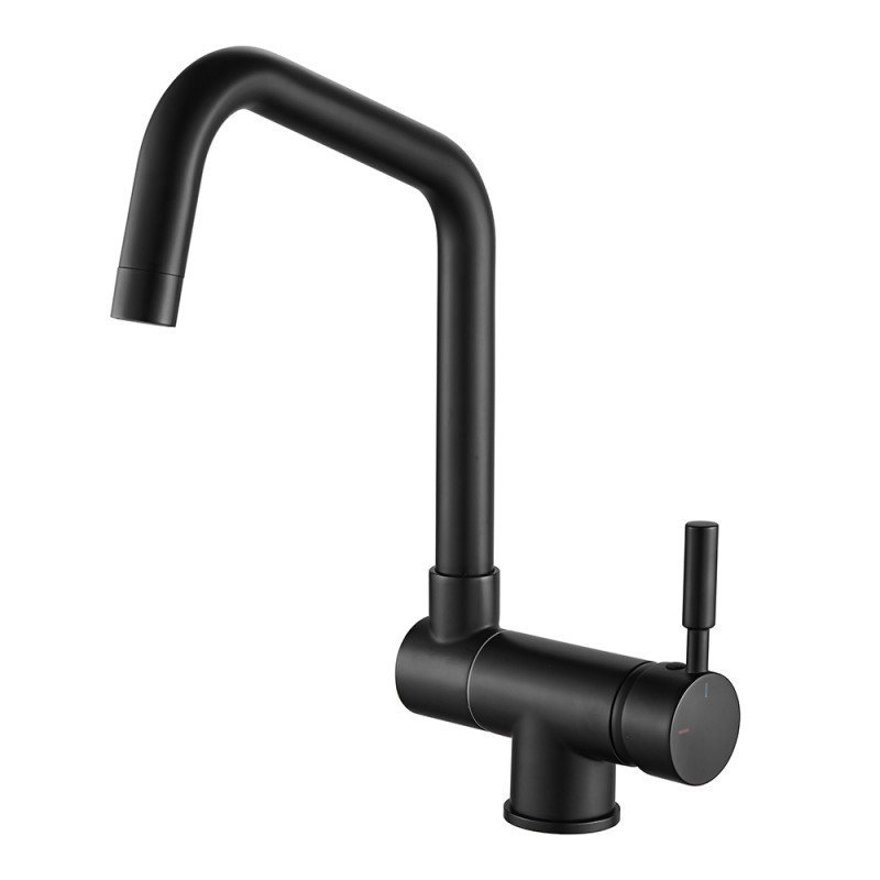 Mitigeur pour évier de cuisine Mica noir ROUSSEAU