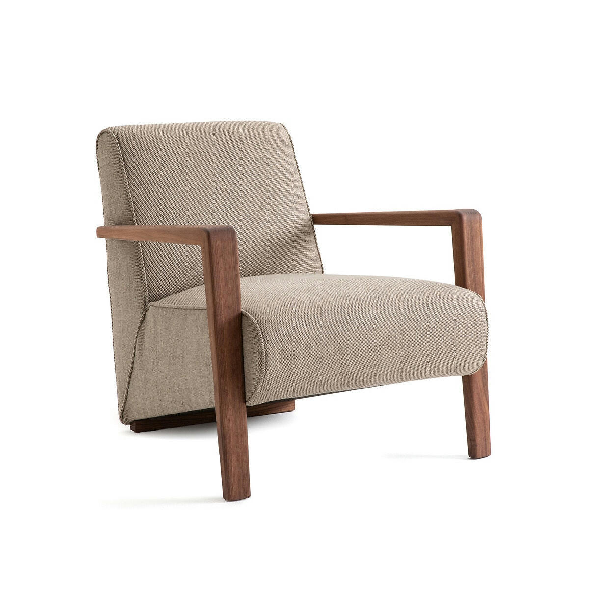 Fauteuil viscose-lin chiné, Sanami