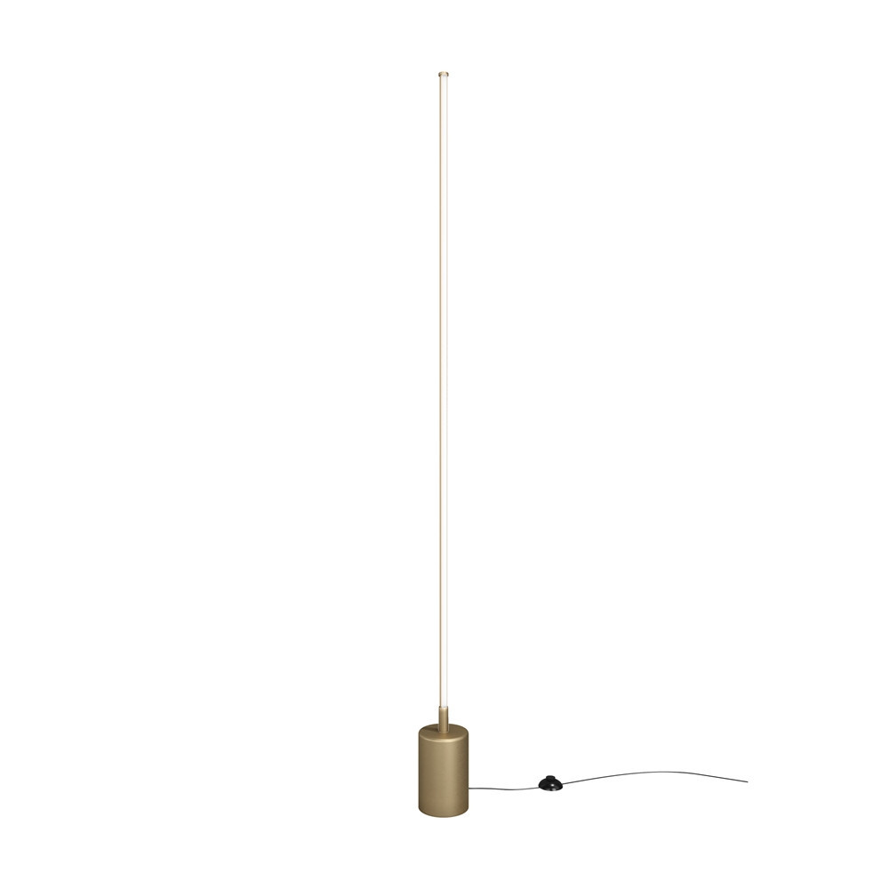 Lampa podłogowa FLOW mosiężno-złota LED 1x25W2600lm Maytoni