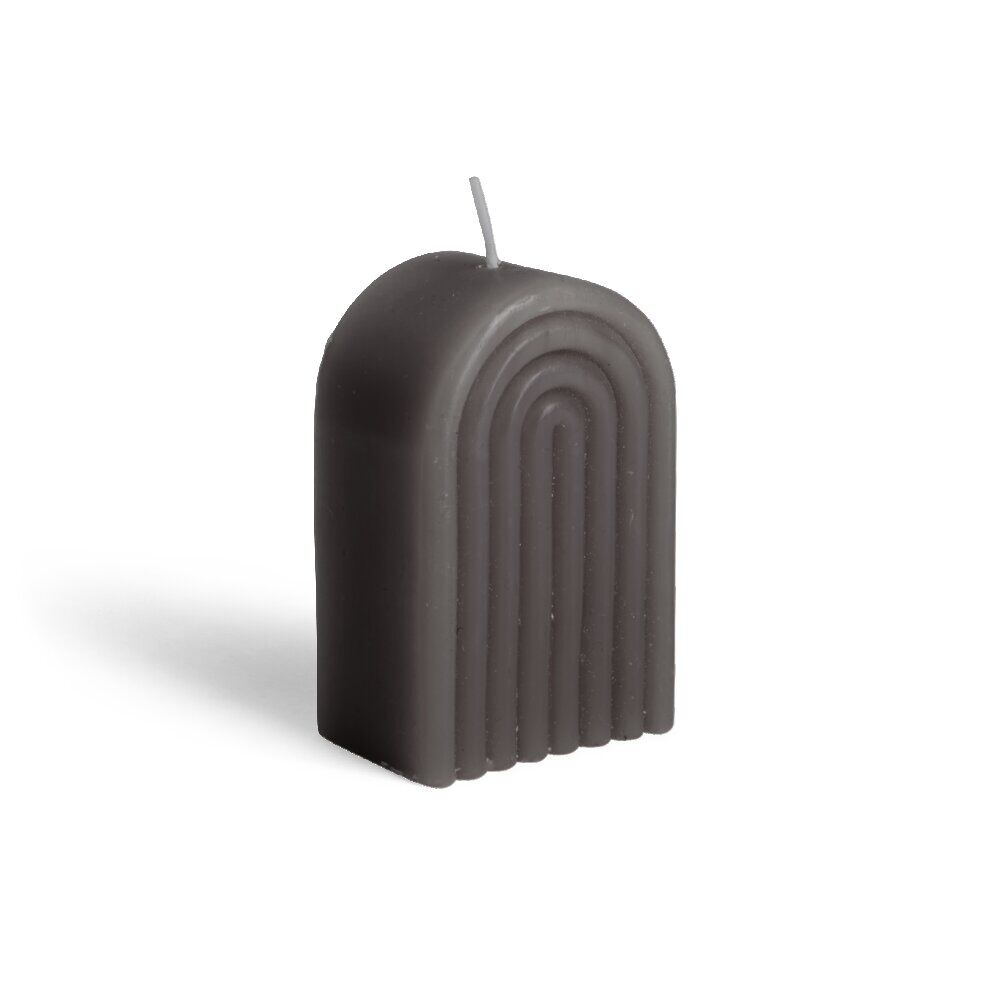 Bougie Bridge noire 6x4xH9cm