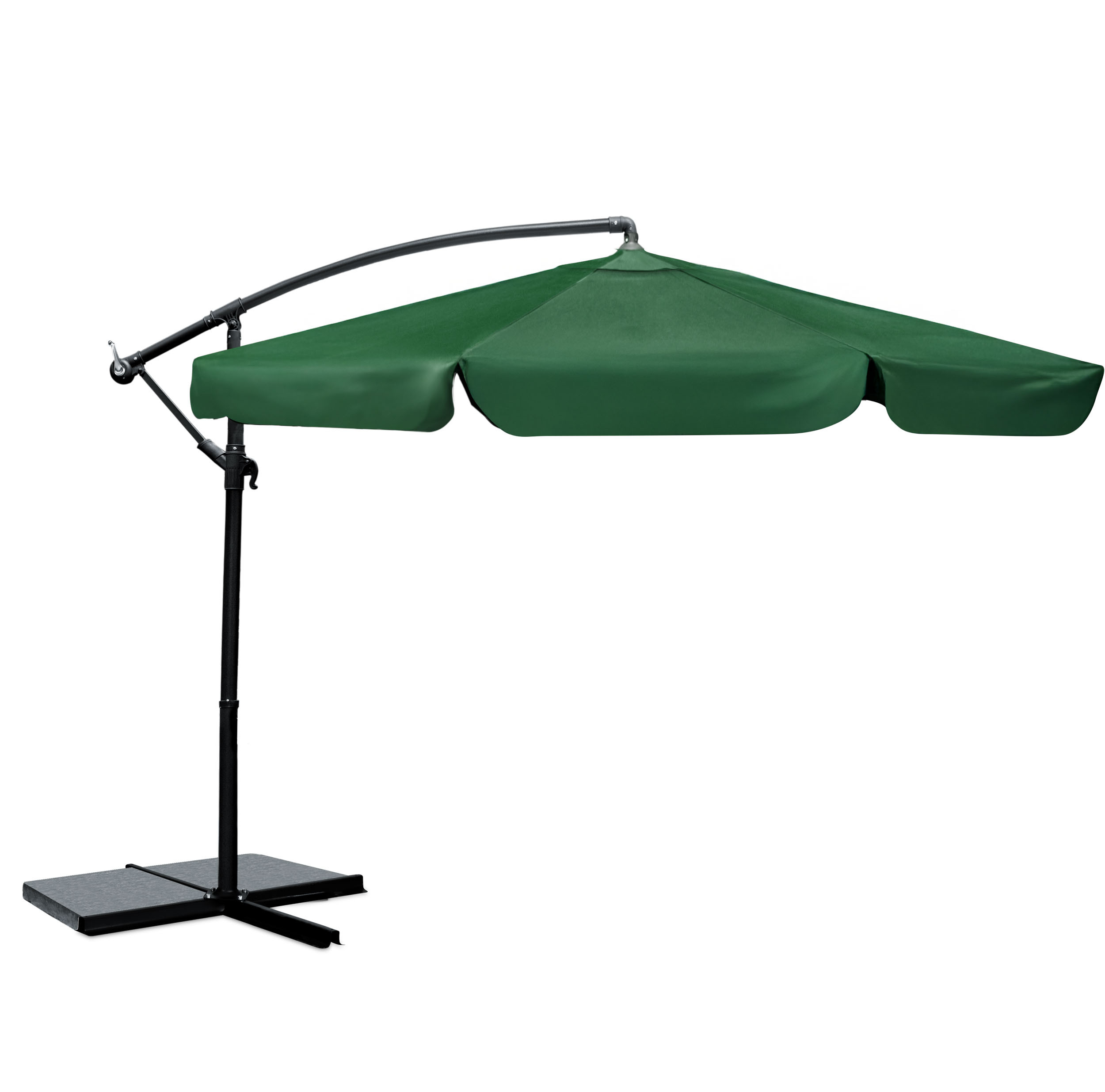 Parasol ogrodowy z wysięgnikiem pokrowiec 6 segmentów ø 350cm Plonos