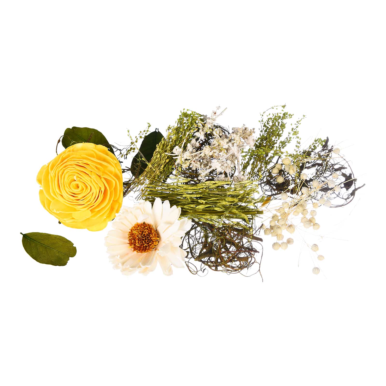 Potpourri Gänseblümchen Weiß,L 200 x B 150 x H 40 mm