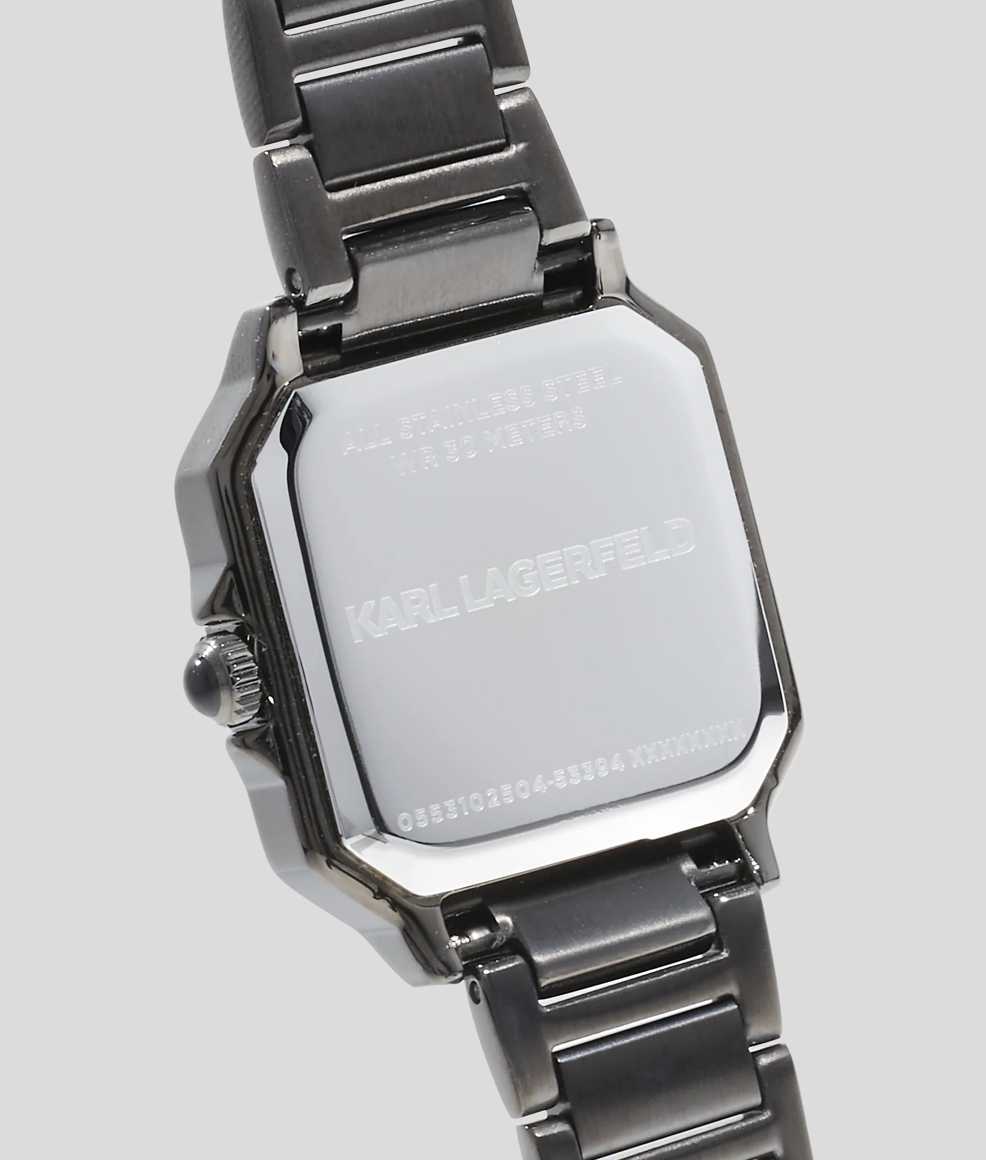 Montre carrée avec logo