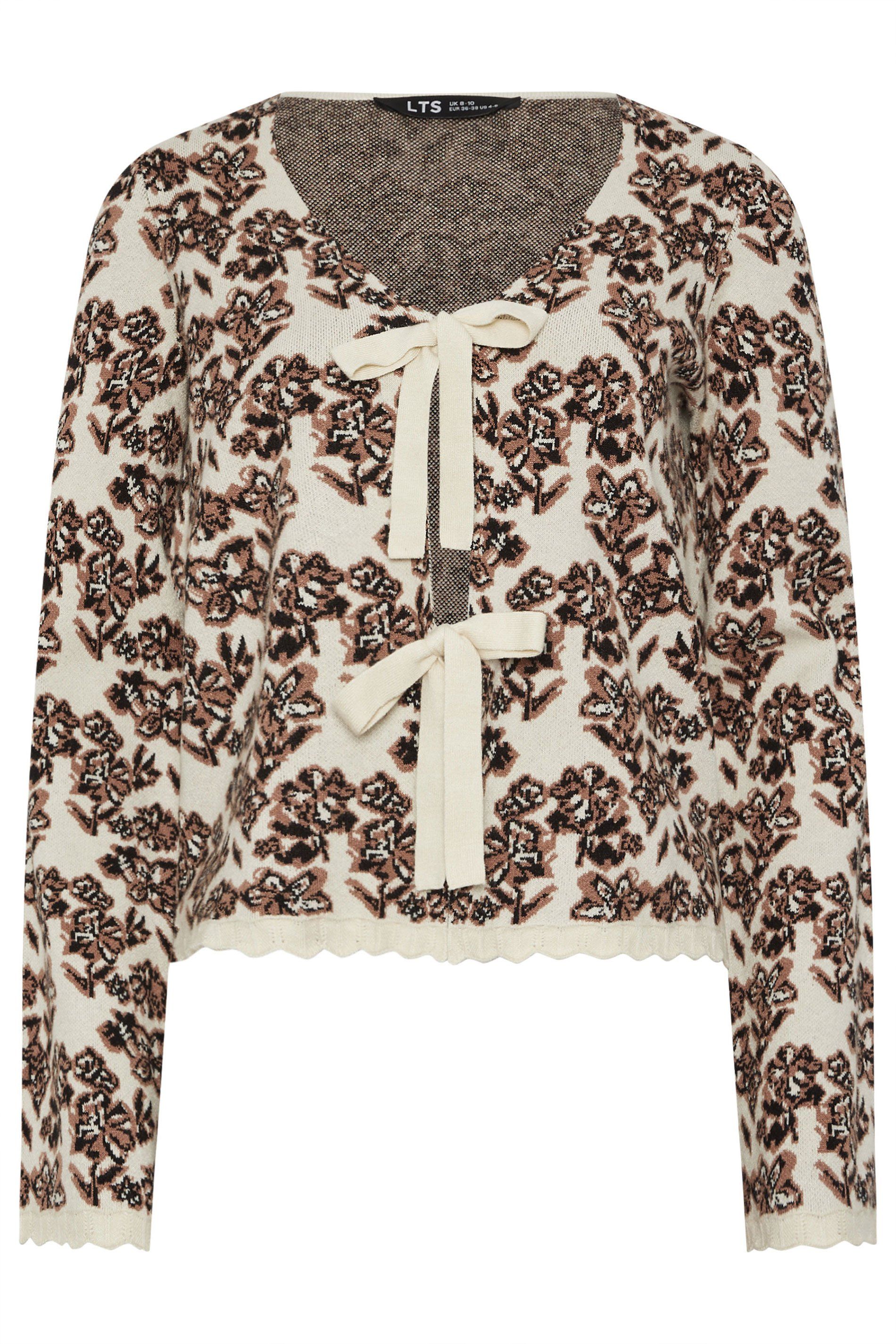 Long Tall Sally Tall Floral Jacquard Cardigan