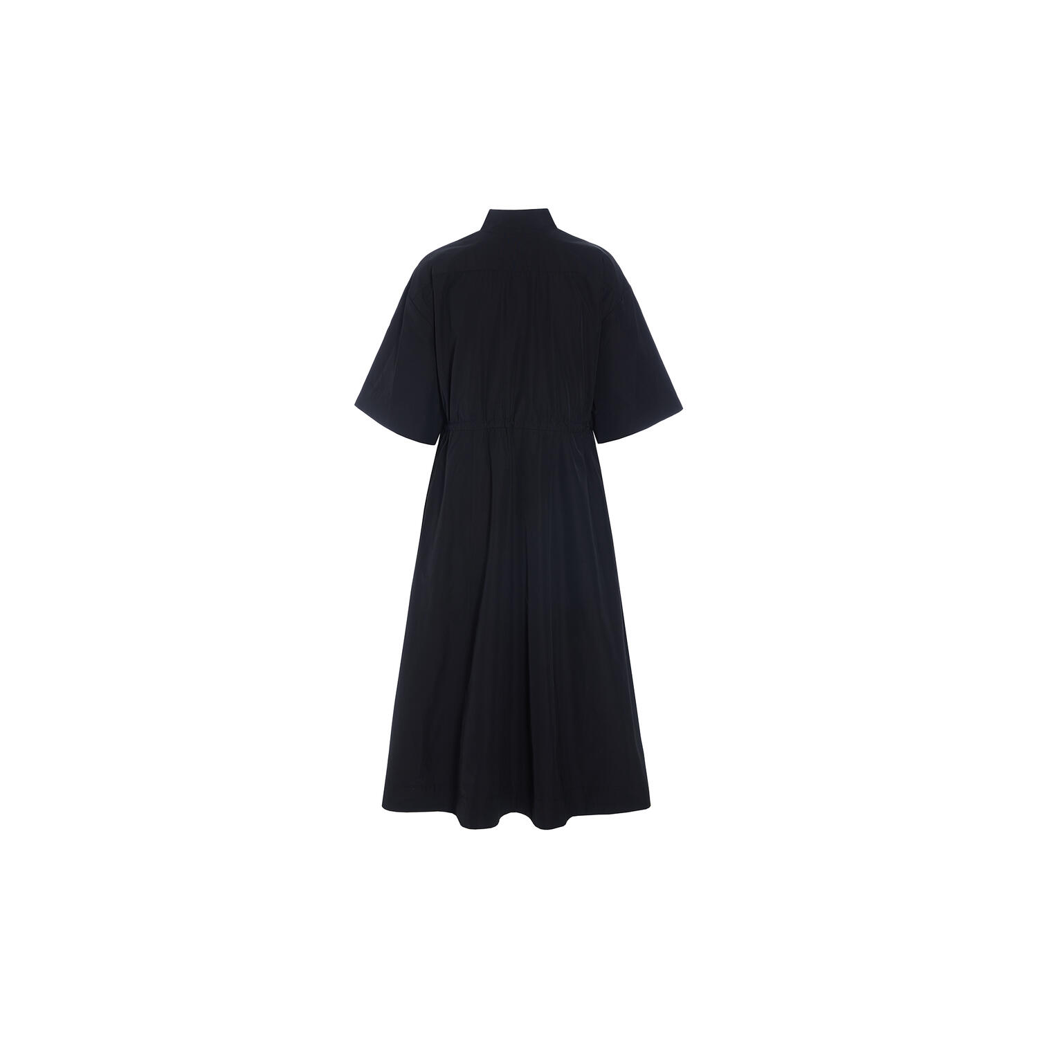 Fukkura kjole med lynl&aring;s, black