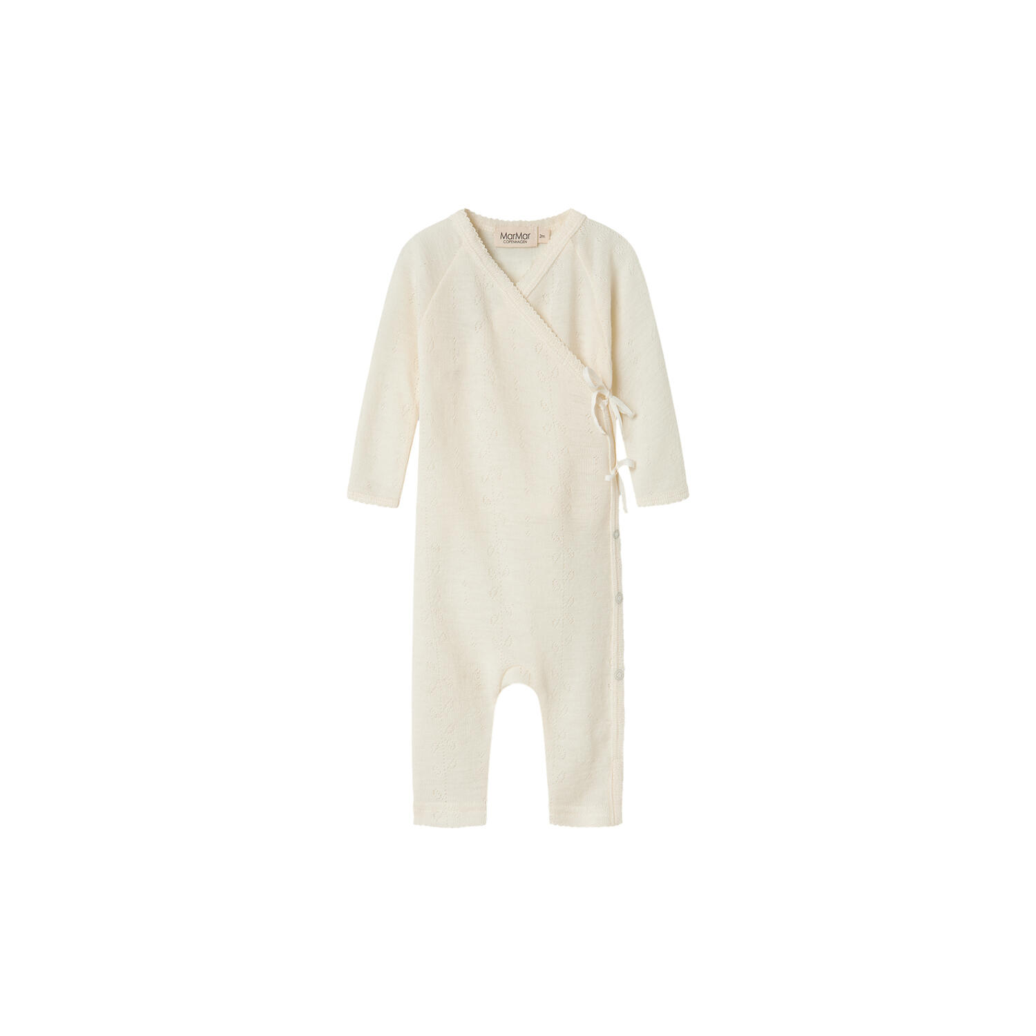 Rula LS Wrap Romper, natural