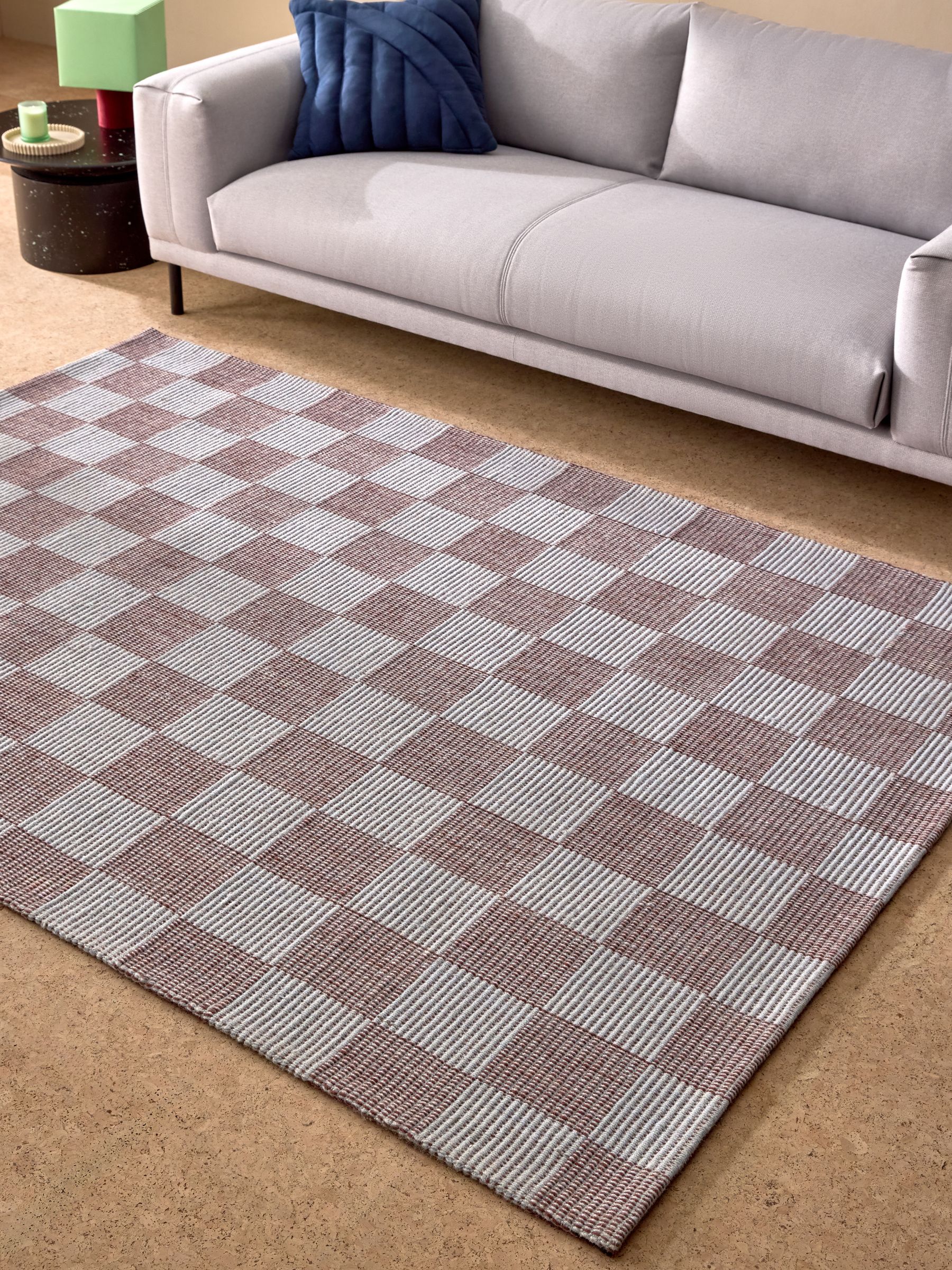 Juliette Flatweave Rug in Blue